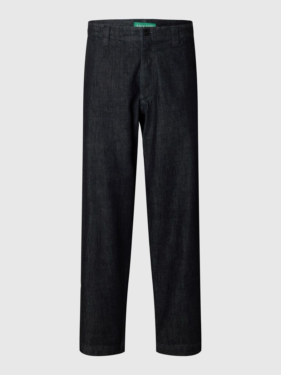 Carousel image - SELVEDGE DENIM JEANS, Blue Denim | 3