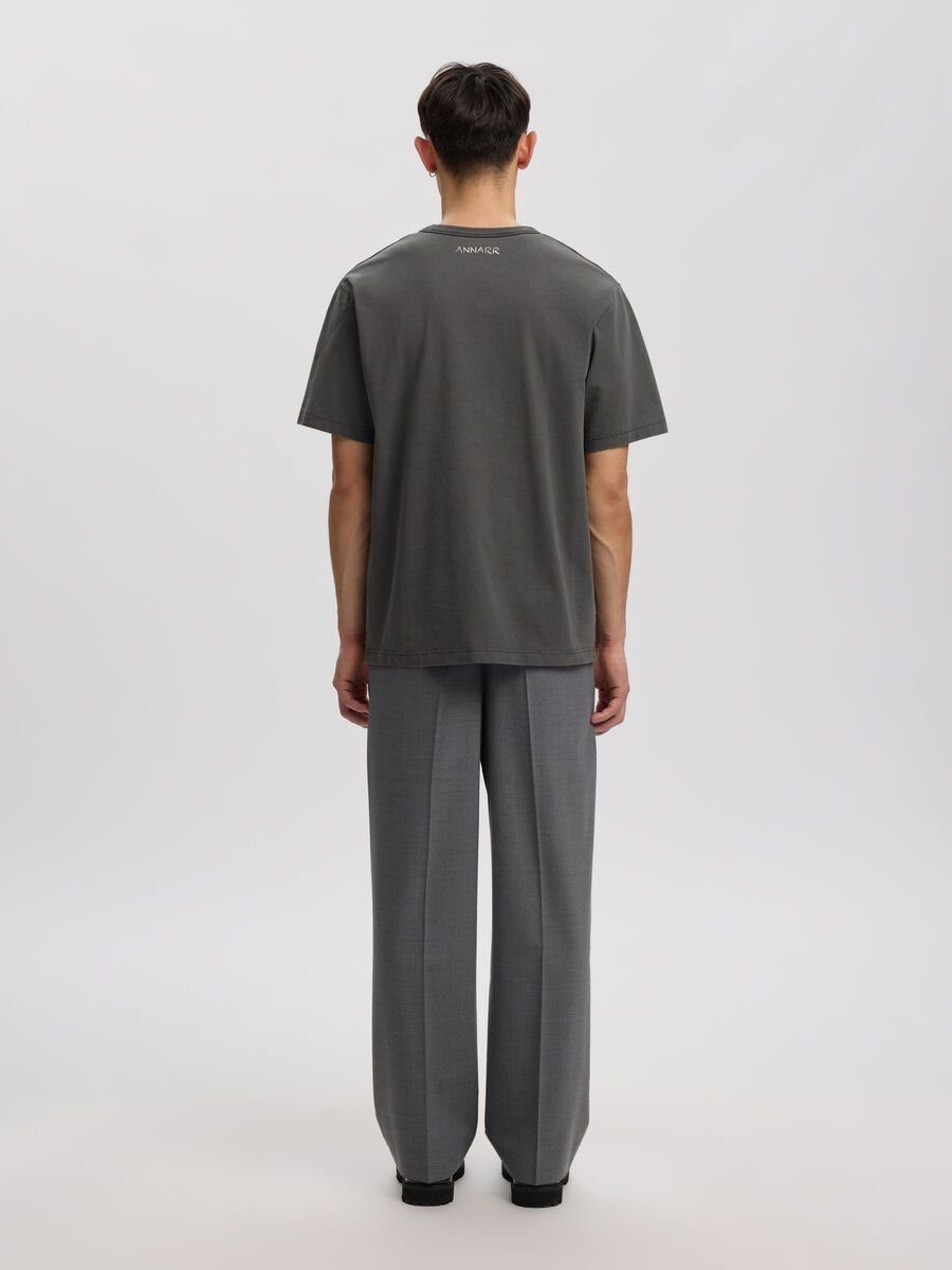 Carousel image - PRINTED CREWNECK T-SHIRT, Forged Iron | 4