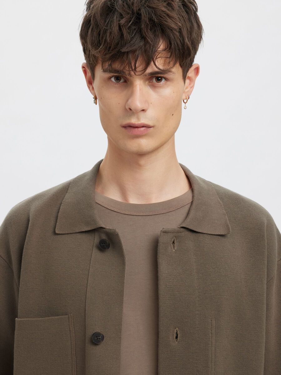 Carousel image - REGULAR FIT CARDIGAN, Bungee Cord | 3