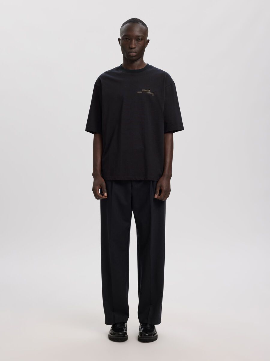 Product tile image - LOOSE FIT  T-SHIRT, Dark Navy | 16098968_DarkNavy