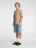 Selected LOOSE FIT  T-SHIRT, Weathered Teak, highres - 16097674_WeatheredTeak_008.jpg