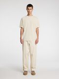 Selected SHORT SLEEVED COTTON T-SHIRT, Birch, highres - 16096871_Birch_005.jpg