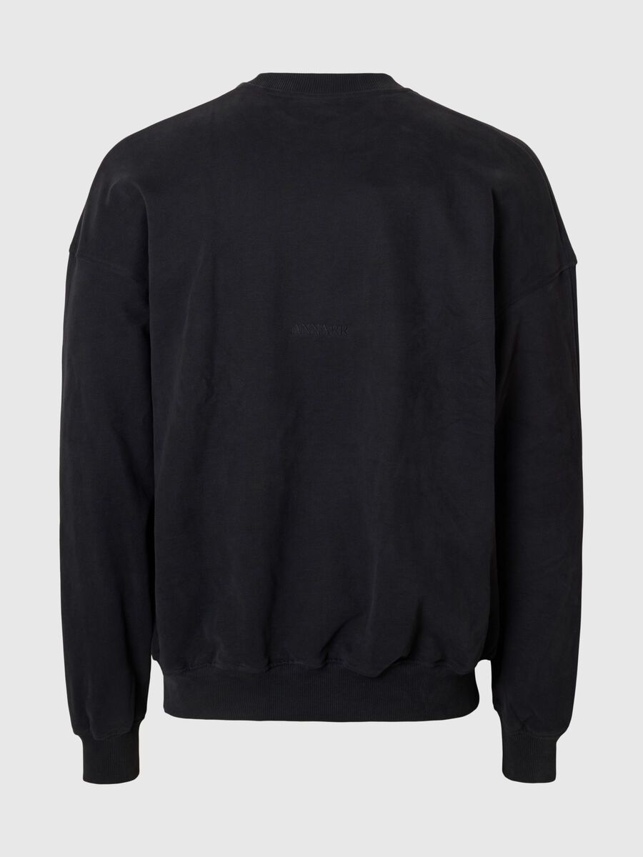 Carousel image - RELAXED FIT SWEATSHIRT, Dark Navy | 7