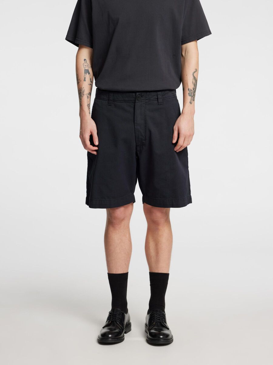 Selected LOOSE FIT CHINO SHORTS, Phantom, highres - 16097027_Phantom_003.jpg