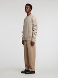 Selected LONG SLEEVED KNITTED PULLOVER, Medium Grey Melange, highres - 16094961_MediumGreyMelange_008.jpg
