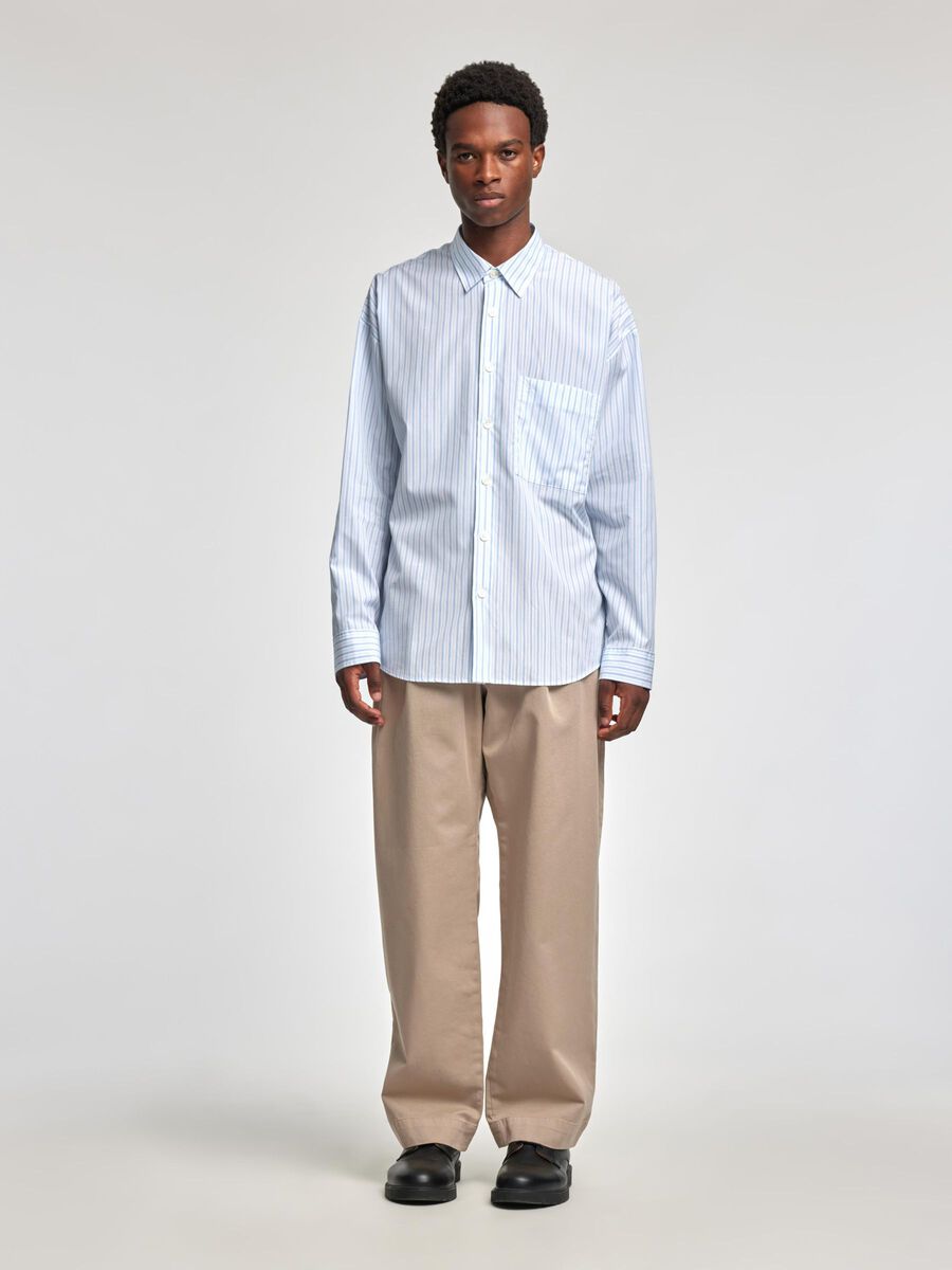 Selected LOOSE FIT COTTON TROUSERS, Sand, highres - 16094913_Sand_005.jpg