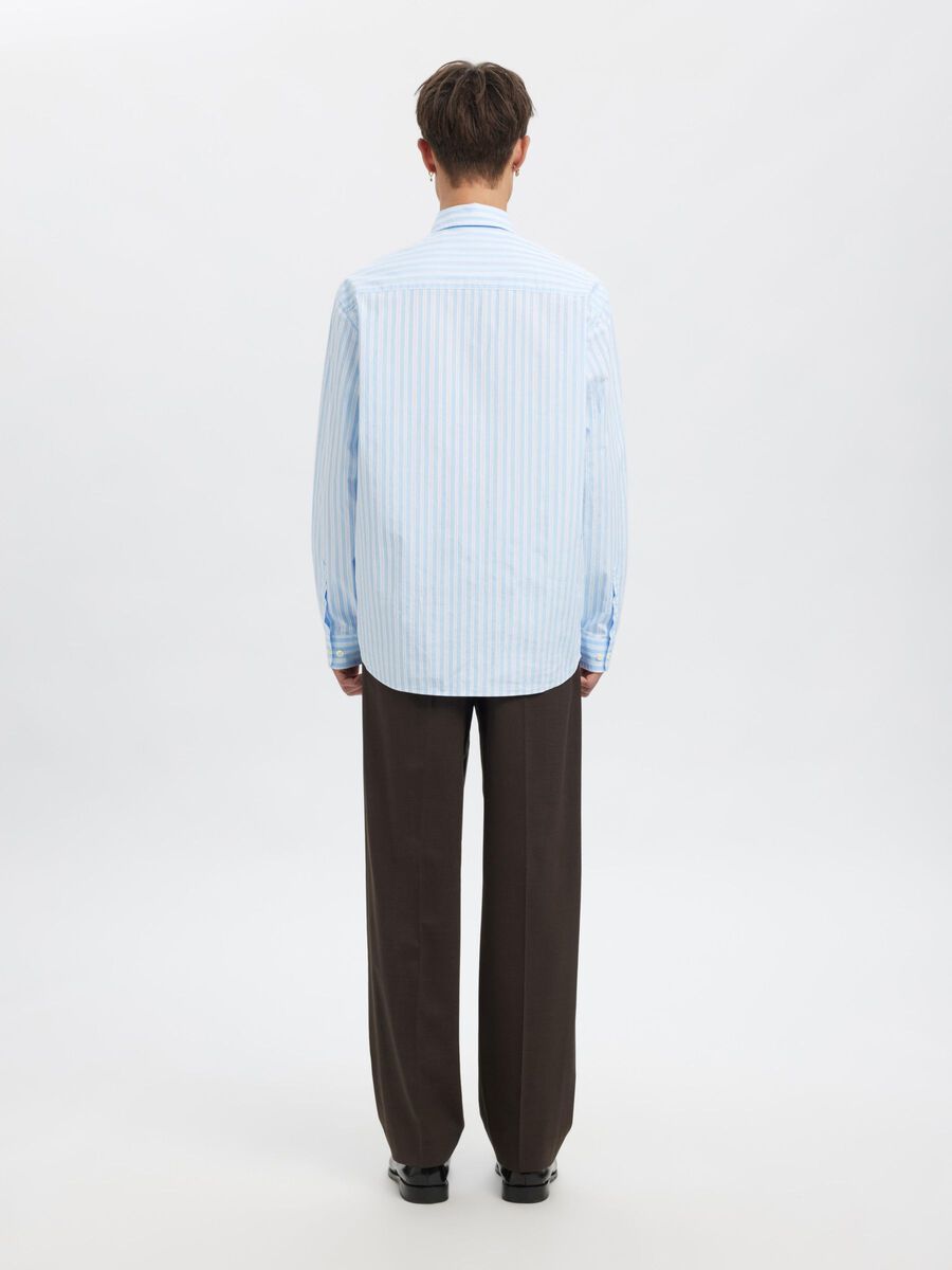 Carousel image - RELAXED FIT SHIRT, Cashmere Blue | 4