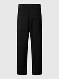 Selected LOOSE FIT COTTON TROUSERS, Black, highres - 16094913_Black_002.jpg