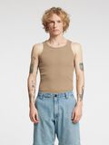 Selected REGULAR FIT TANK TOP, Weathered Teak, highres - 16097676_WeatheredTeak_003.jpg