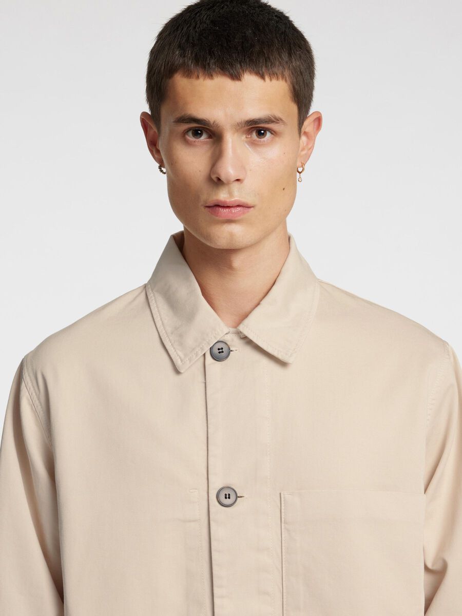 Carousel image - RELAXED FIT OVERSHIRT, Birch | 6