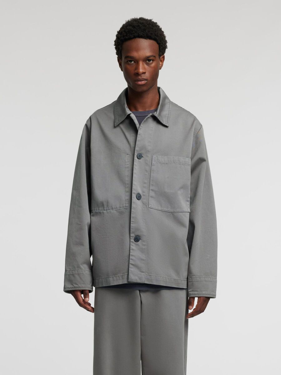 Selected RELAXED FIT OVERSHIRT, Grey, highres - 16094942_Grey_003.jpg