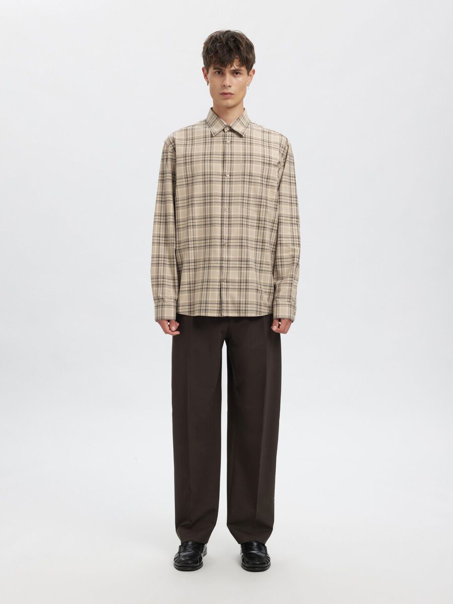 Product tile image - RELAXED FIT SHIRT, Pure Cashmere | 16098369_PureCashmere_1205294