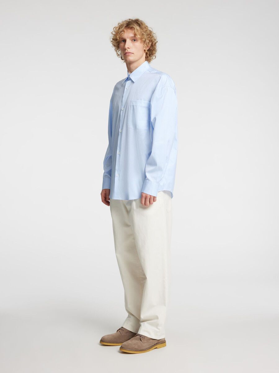 Carousel image - RELAXED FIT SHIRT, Cashmere Blue | 5