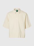 Selected LOOSE FIT SHIRT, Coconut Milk, highres - 16096738_CoconutMilk_001.jpg