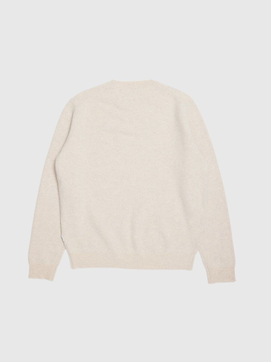 Carousel image - MERINO WOOL PULLOVER, Oatmeal | 6