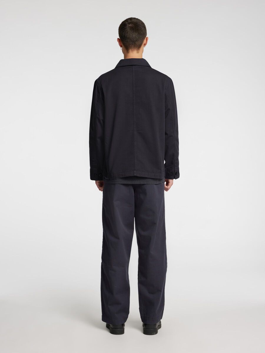 Carousel image - RELAXED FIT OVERSHIRT, Phantom | 4