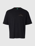 Product image thumbnail - LOOSE FIT  T-SHIRT, Dark Navy | 3