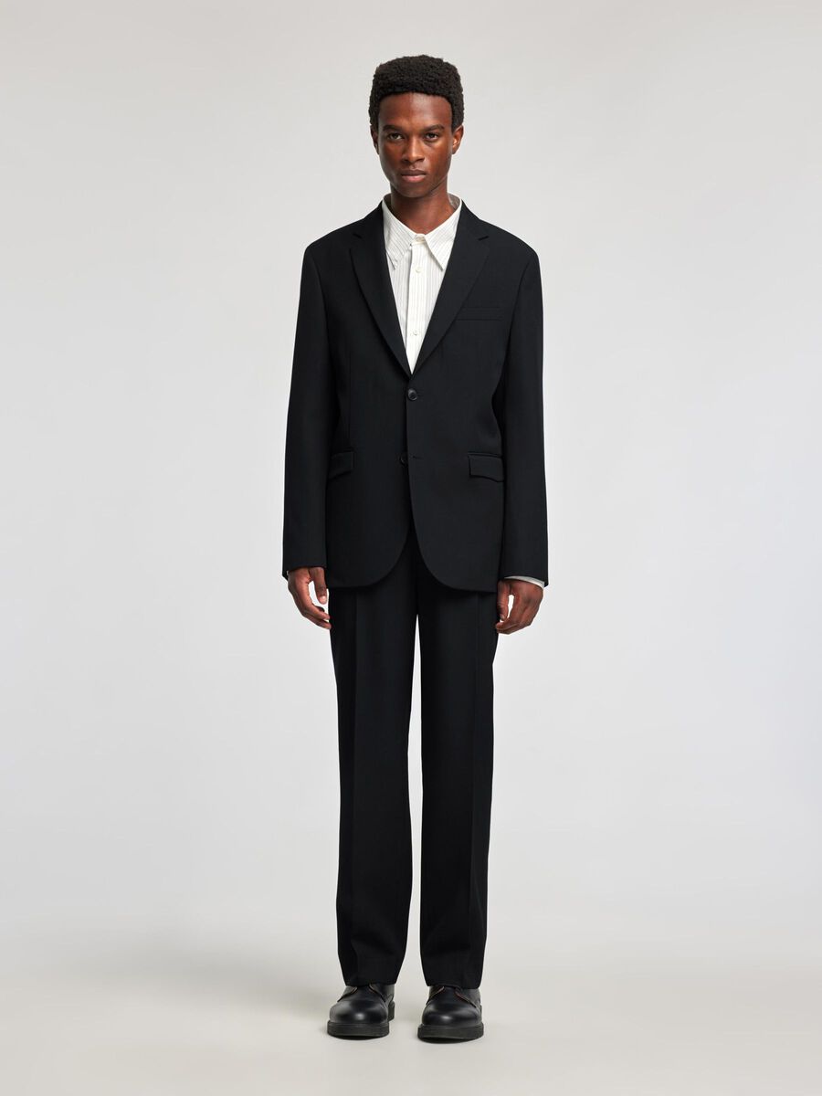 Selected REGULAR FIT BLAZER, Black, highres - 16095647_Black_005.jpg