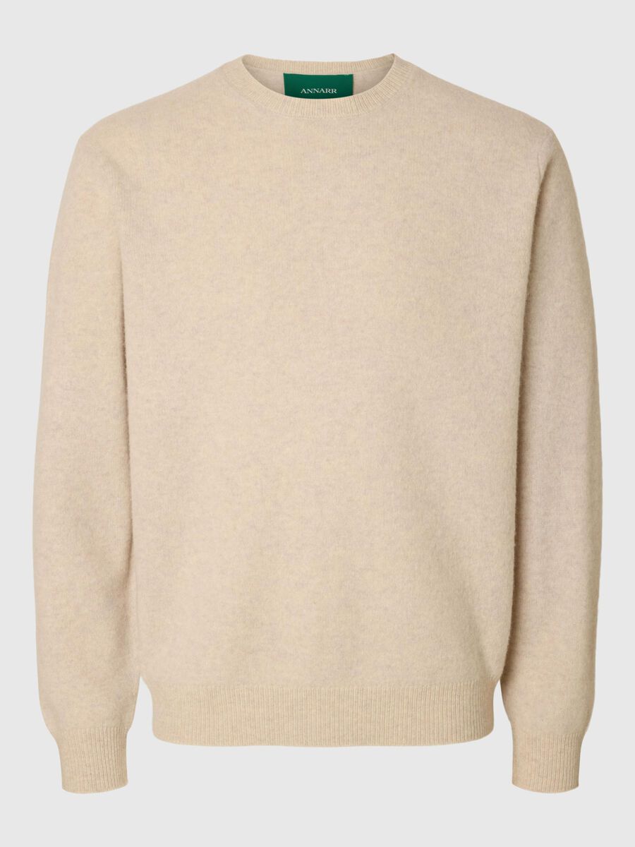 Carousel image - MERINO WOOL PULLOVER, Beige | 3