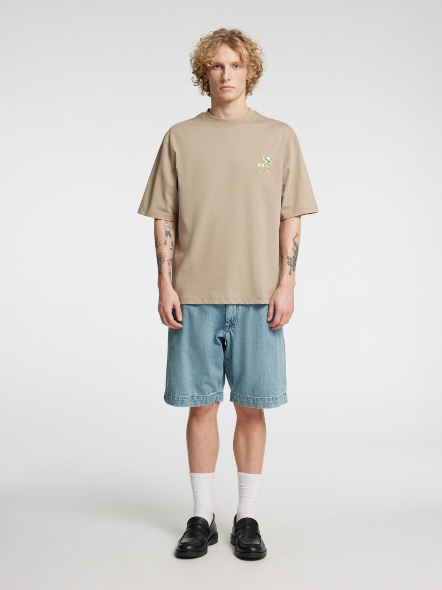 Selected LOOSE FIT SELVEDGE DENIM SHORTS, Light Blue, highres - 16097586_LightBlue_005.jpg