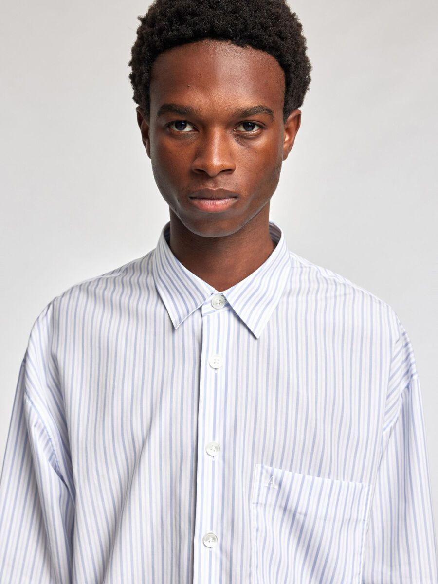 Carousel image - RELAXED FIT SHIRT, Cashmere Blue | 7