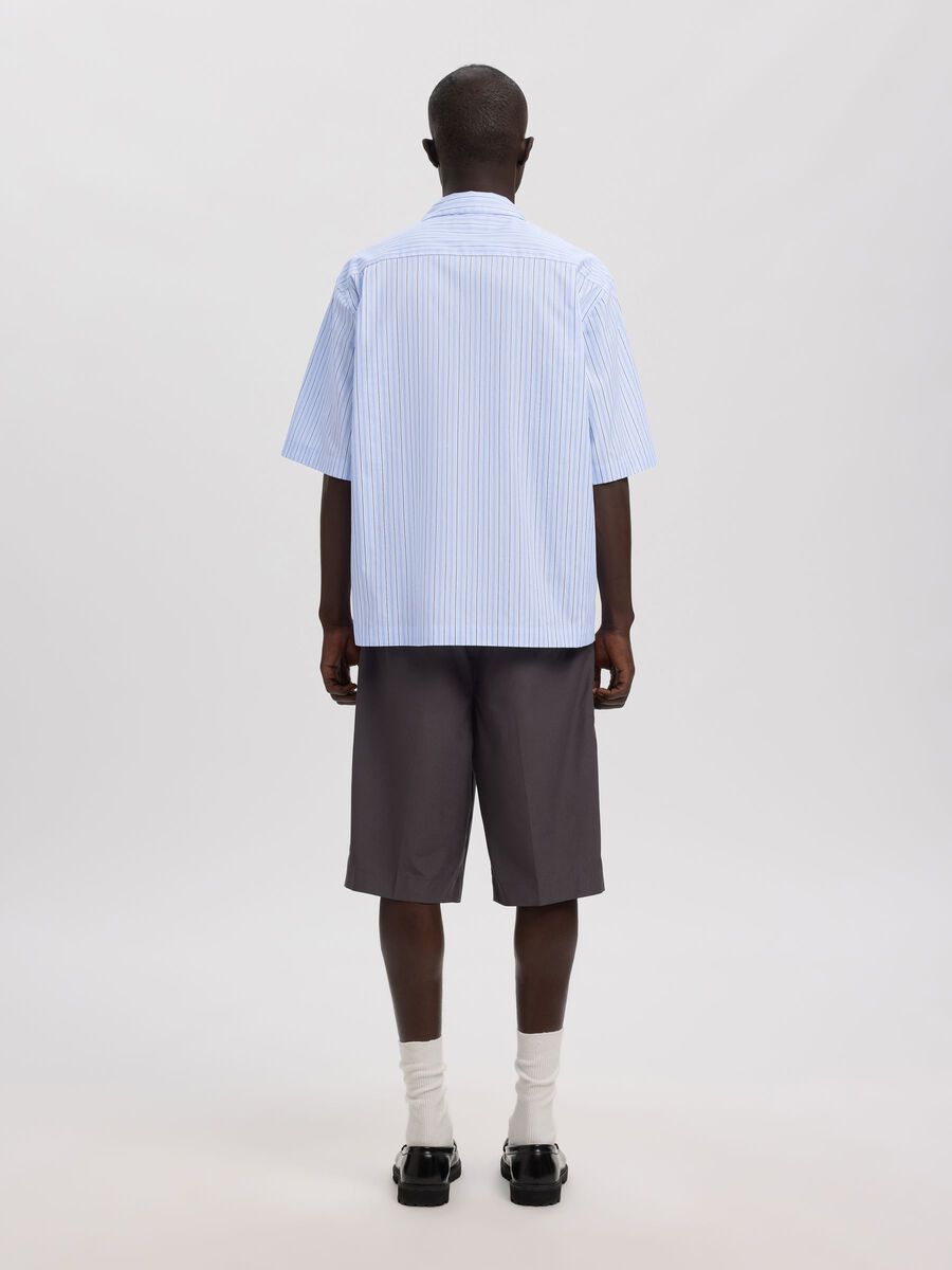 Carousel image - BOXY FIT SHORT SLEEVED SHIRT, Cashmere Blue | 4