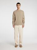 Selected REGULAR FIT  KNITTED PULLOVER, Beige, highres - 16097167_Beige_005.jpg