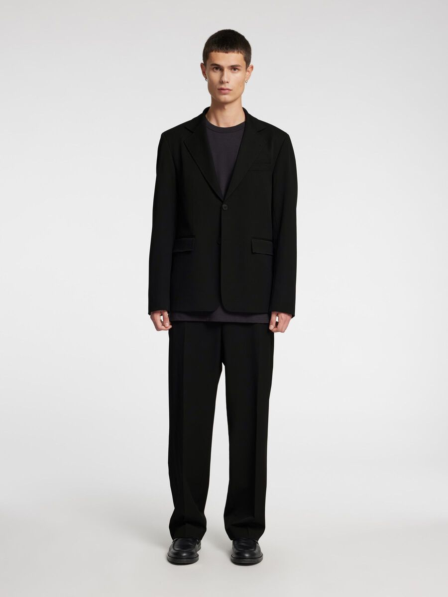 Selected RELAXED FIT TROUSERS, Black, highres - 16096761_Black_005.jpg