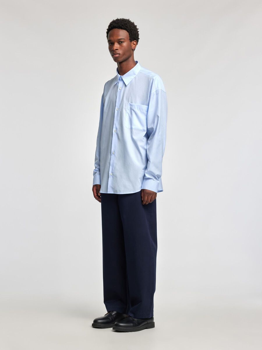 Carousel image - RELAXED FIT SHIRT, Cashmere Blue | 5