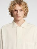 Selected LOOSE FIT  SHORT SLEEVED SHIRT, Coconut Milk, highres - 16097615_CoconutMilk_006.jpg