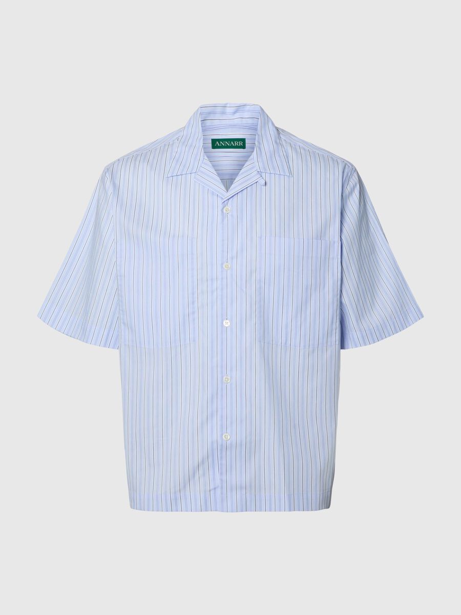 Carousel image - BOXY FIT SHORT SLEEVED SHIRT, Cashmere Blue | 3