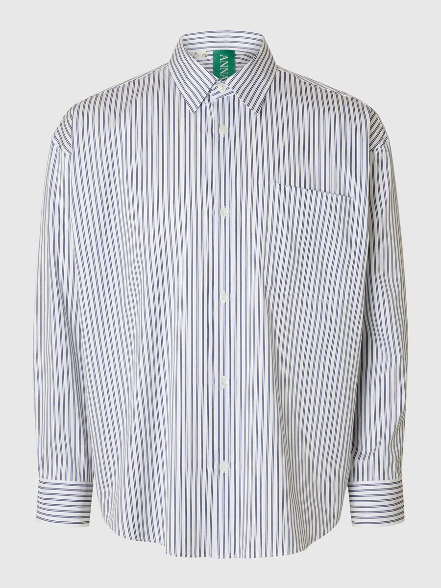Selected RELAXED FIT  SHIRT, Dark Navy, highres - 16098899_DarkNavy_1210168_001.jpg