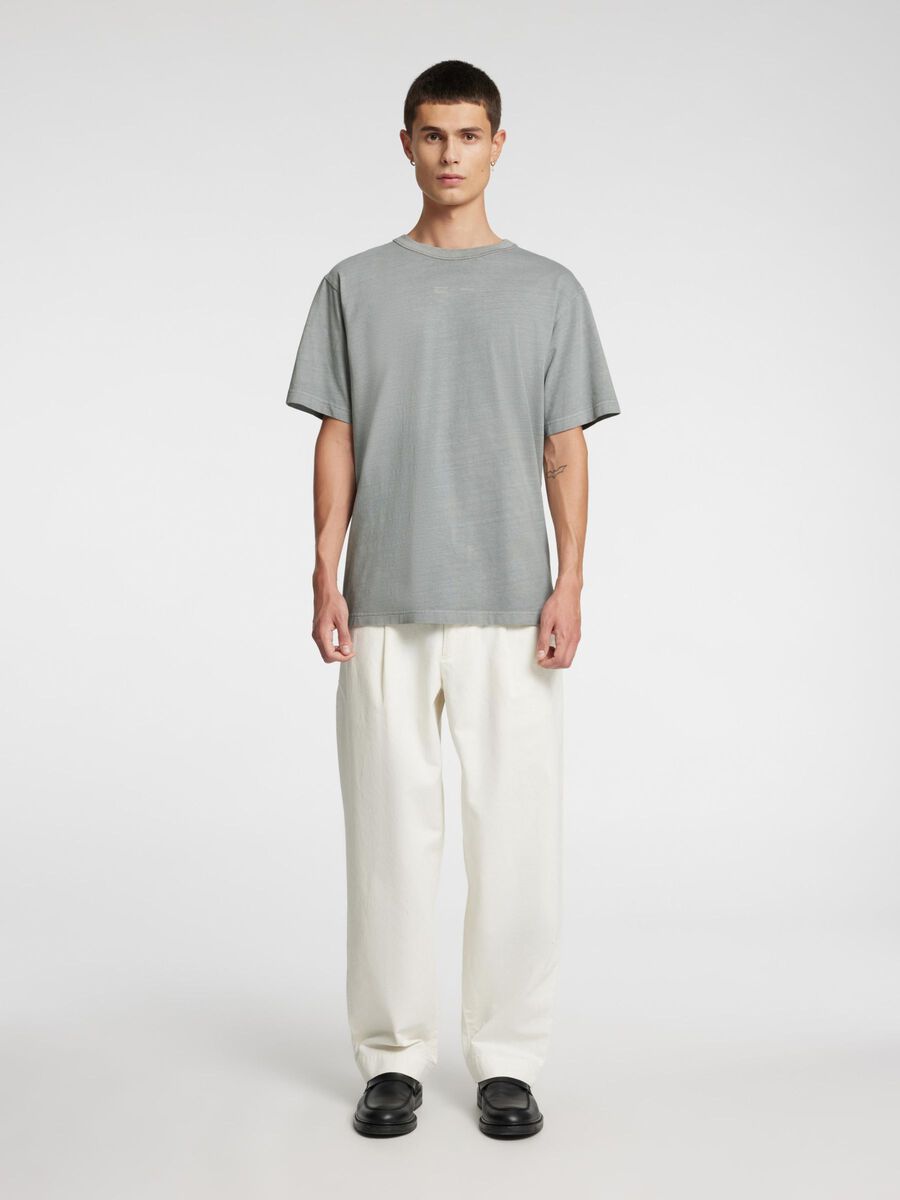 Selected SHORT SLEEVED  T-SHIRT, Sharkskin, highres - 16096873_Sharkskin_005.jpg