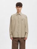 Selected RELAXED FIT SHIRT, Weathered Teak, highres - 16096727_WeatheredTeak_1164285_003.jpg