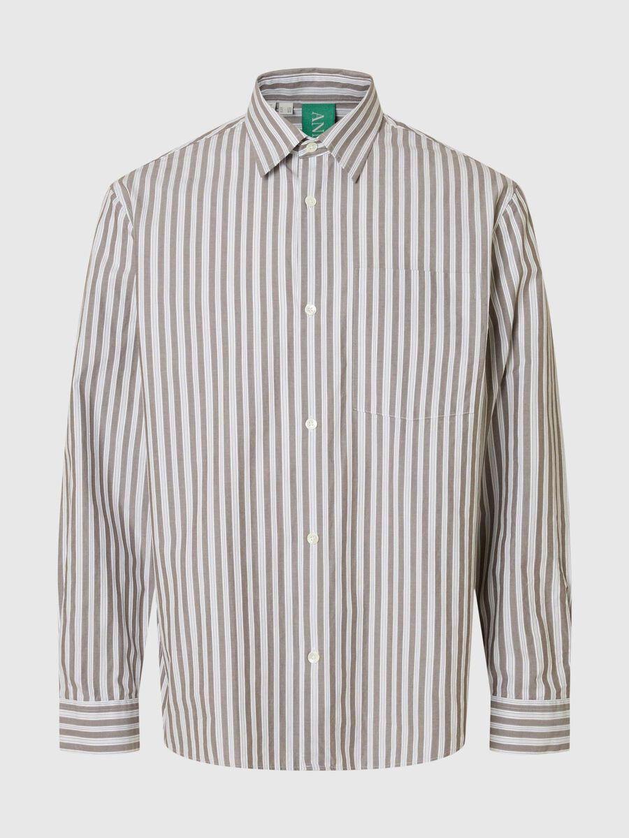 Carousel image - RELAXED FIT SHIRT, Morel | 3