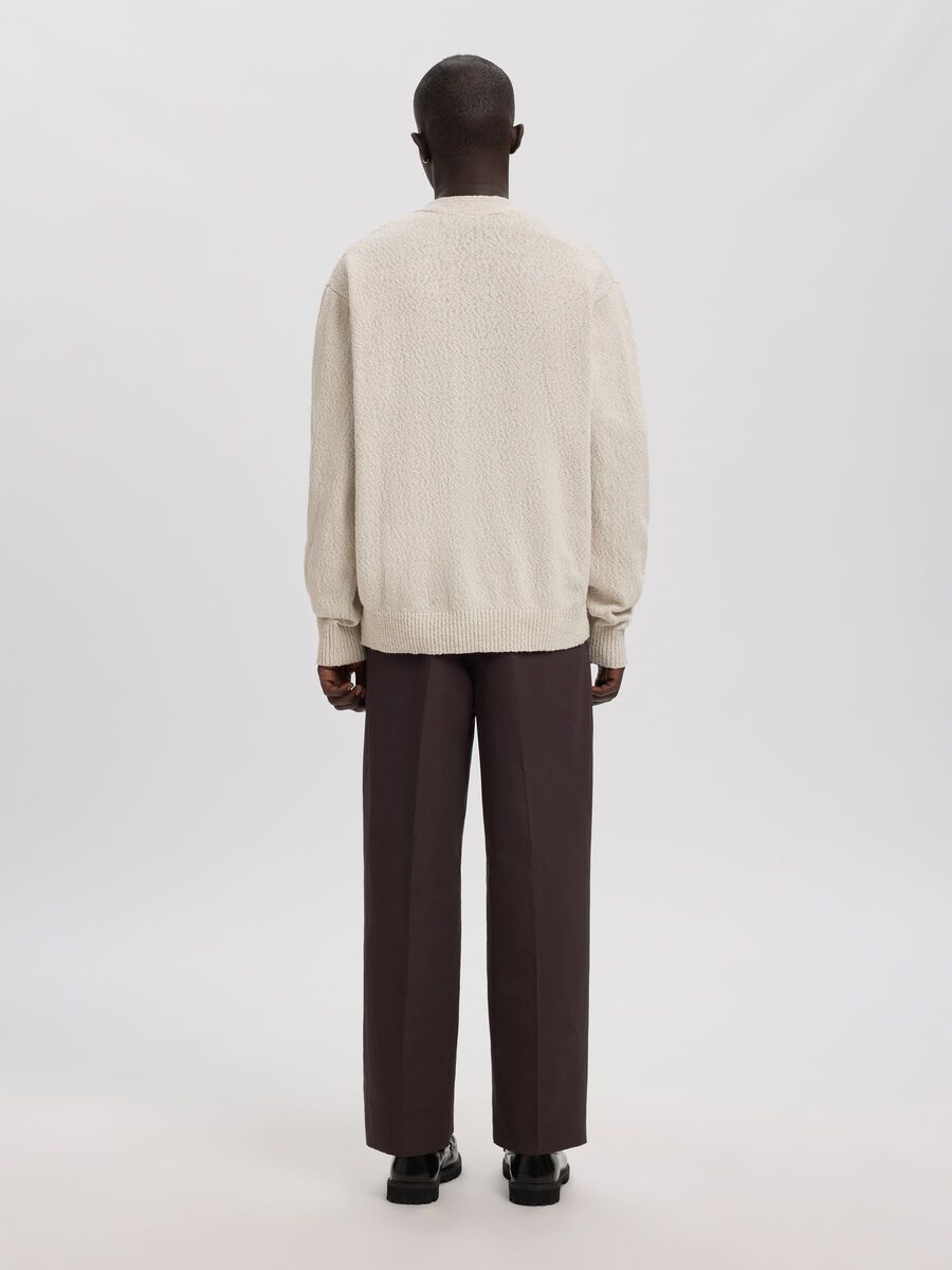 Carousel image - BOUCLE CARDIGAN, Oatmeal | 4