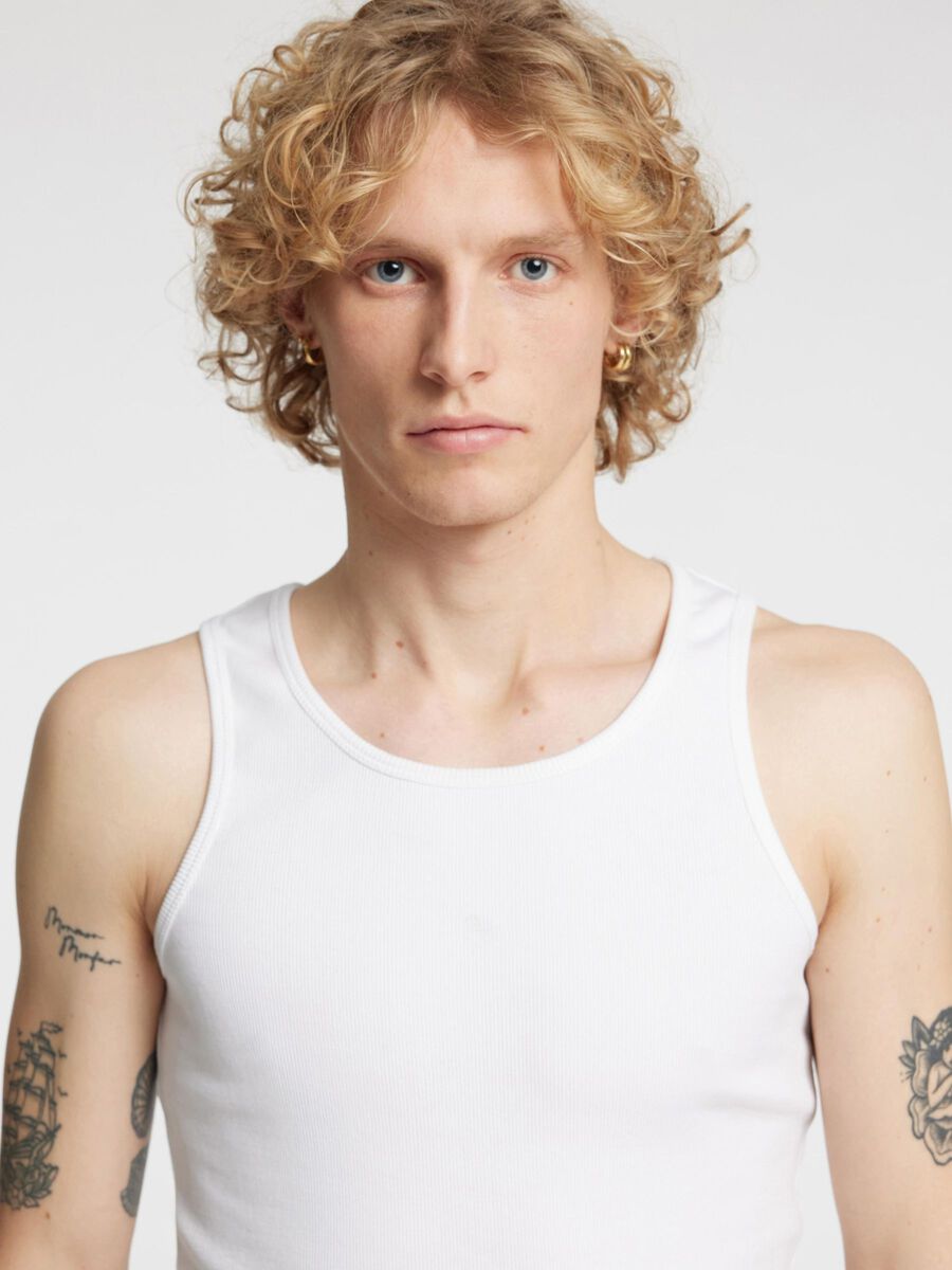 Carousel image - REGULAR FIT TANK TOP, Snow White | 6