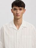 Product image thumbnail - BOXY FIT SHORT SLEEVED SHIRT, Egret | 6