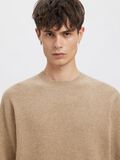 Selected MERINO WOOL PULLOVER, Oatmeal, highres - 16094958_Oatmeal_006.jpg