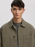 Product image thumbnail - BOXY FIT OVERSHIRT, Castor Gray | 6