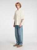 Selected LOOSE FIT  SHORT SLEEVED SHIRT, Coconut Milk, highres - 16097615_CoconutMilk_008.jpg