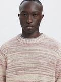 Product image thumbnail - REGULAR FIT  KNITTED PULLOVER, Egret | 5