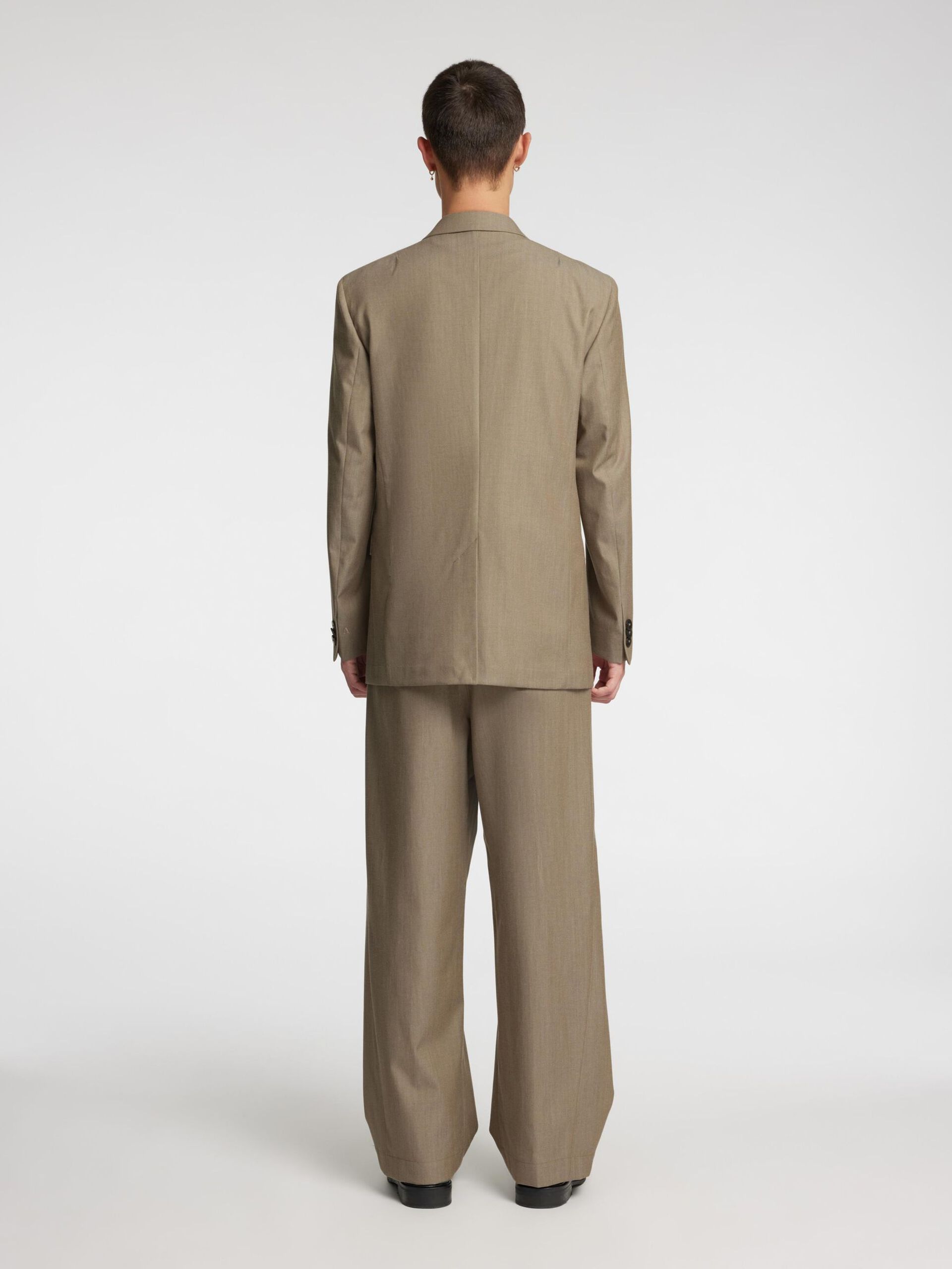 Carousel image - RELAXED FIT DOUBLE-BREASTED BLAZER, Brindle | 4