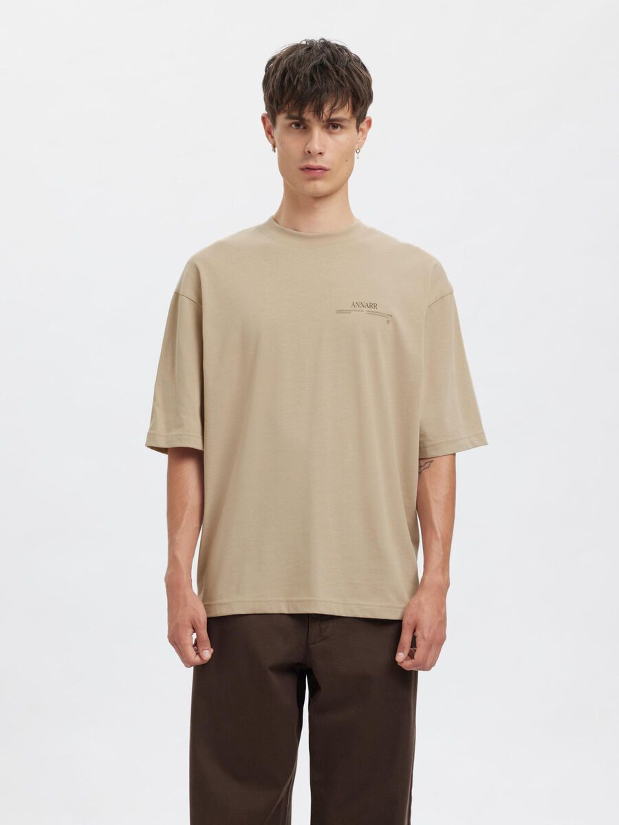 Carousel image - LOOSE FIT T-SHIRT, Pure Cashmere | 2