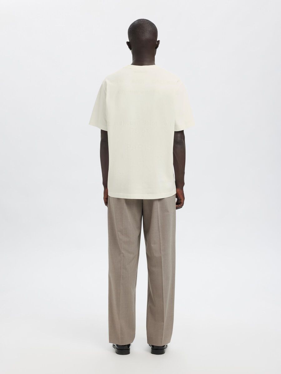 Carousel image - REGULAR FIT T-SHIRT, Cloud Dancer | 4