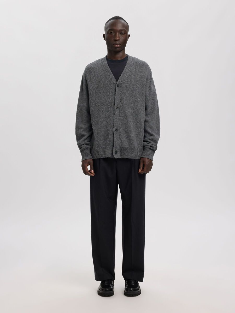 Product tile image - BOUCLE CARDIGAN, Choal Grey | 16100798_ChoalGrey