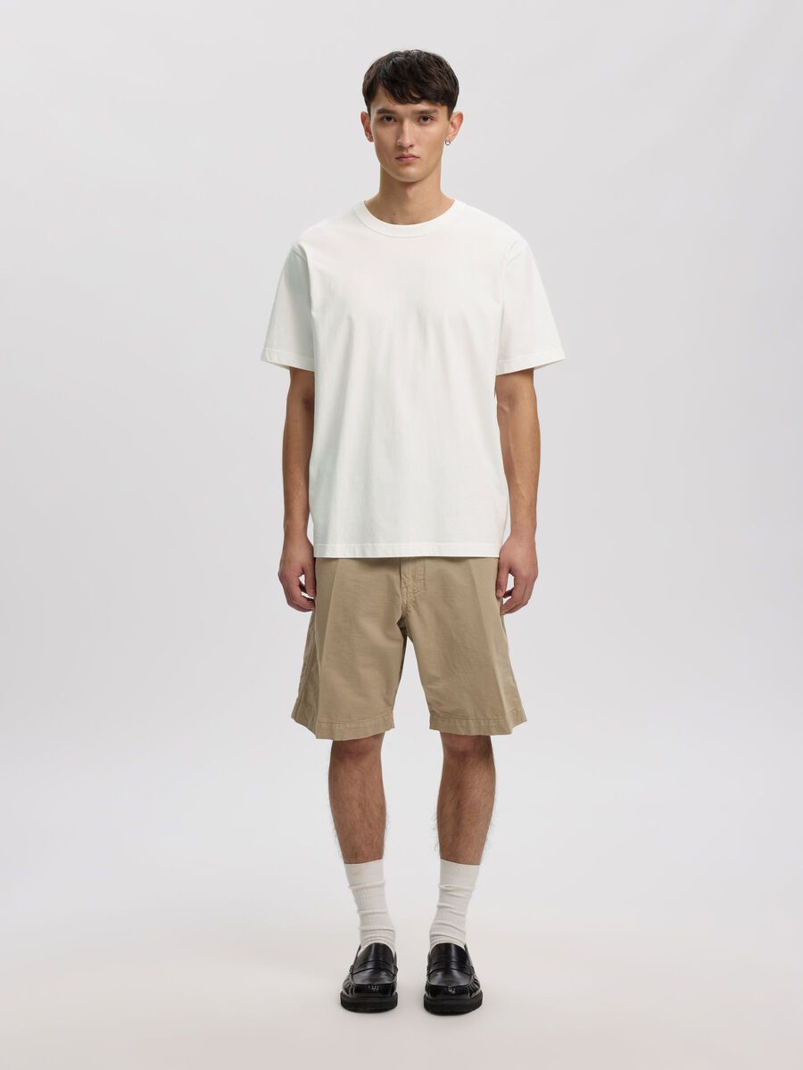 Product tile image SHORT SLEEVED CREWNECK T-SHIRT, Coconut Milk 16096872_CoconutMilk