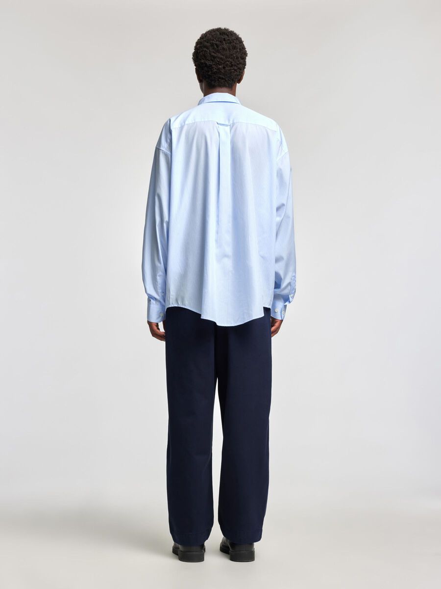Carousel image - RELAXED FIT SHIRT, Cashmere Blue | 4