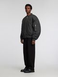 Selected SHORT BOMBER JACKET, Jet Black, highres - 16094516_JetBlack_008.jpg
