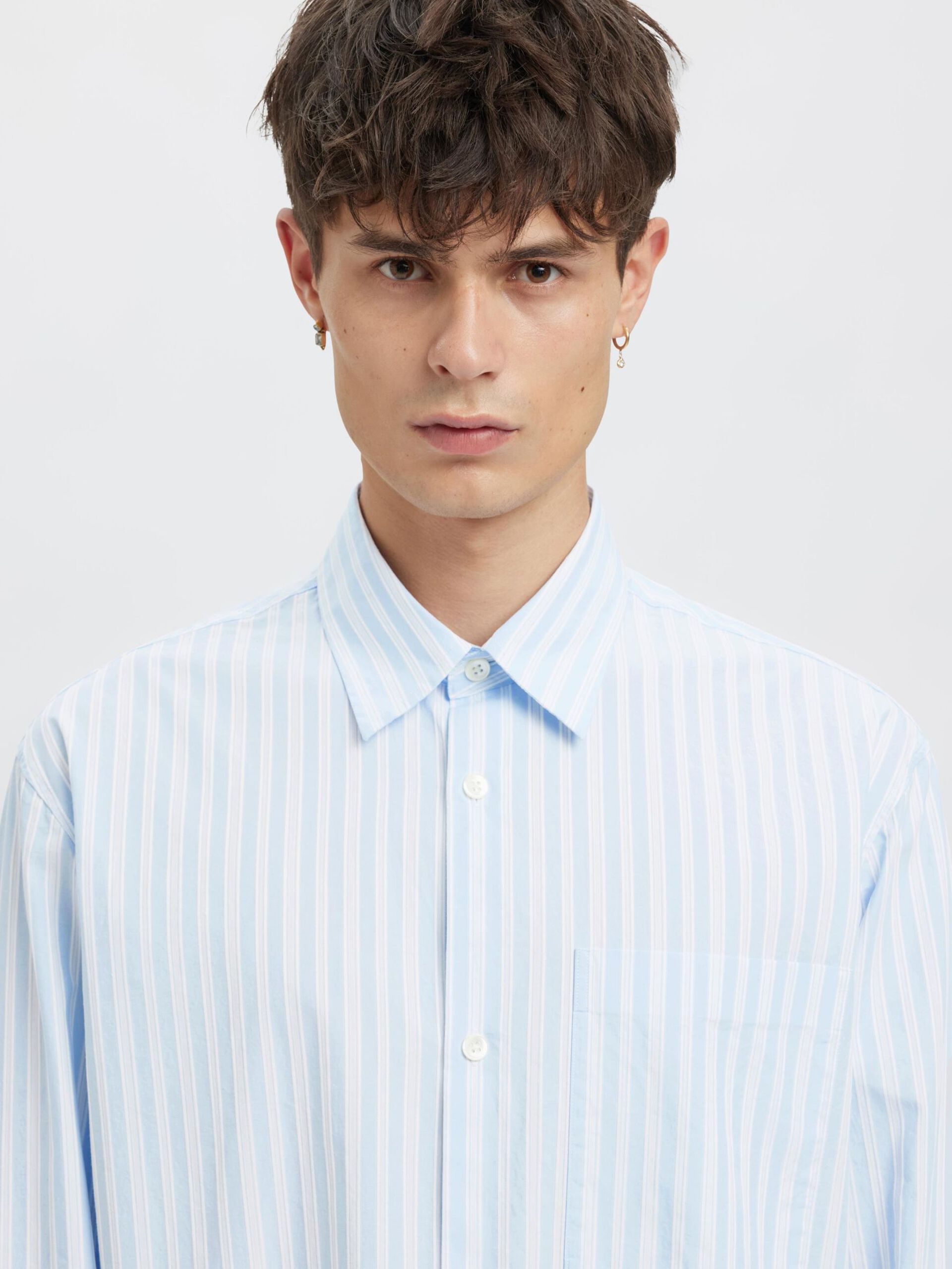 Carousel image - RELAXED FIT SHIRT, Cashmere Blue | 6